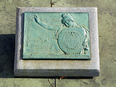 Shafter Monument USS Maine Memorial in Galesburg, MI. Image ©2016 Look Around You Ventues, LLC.